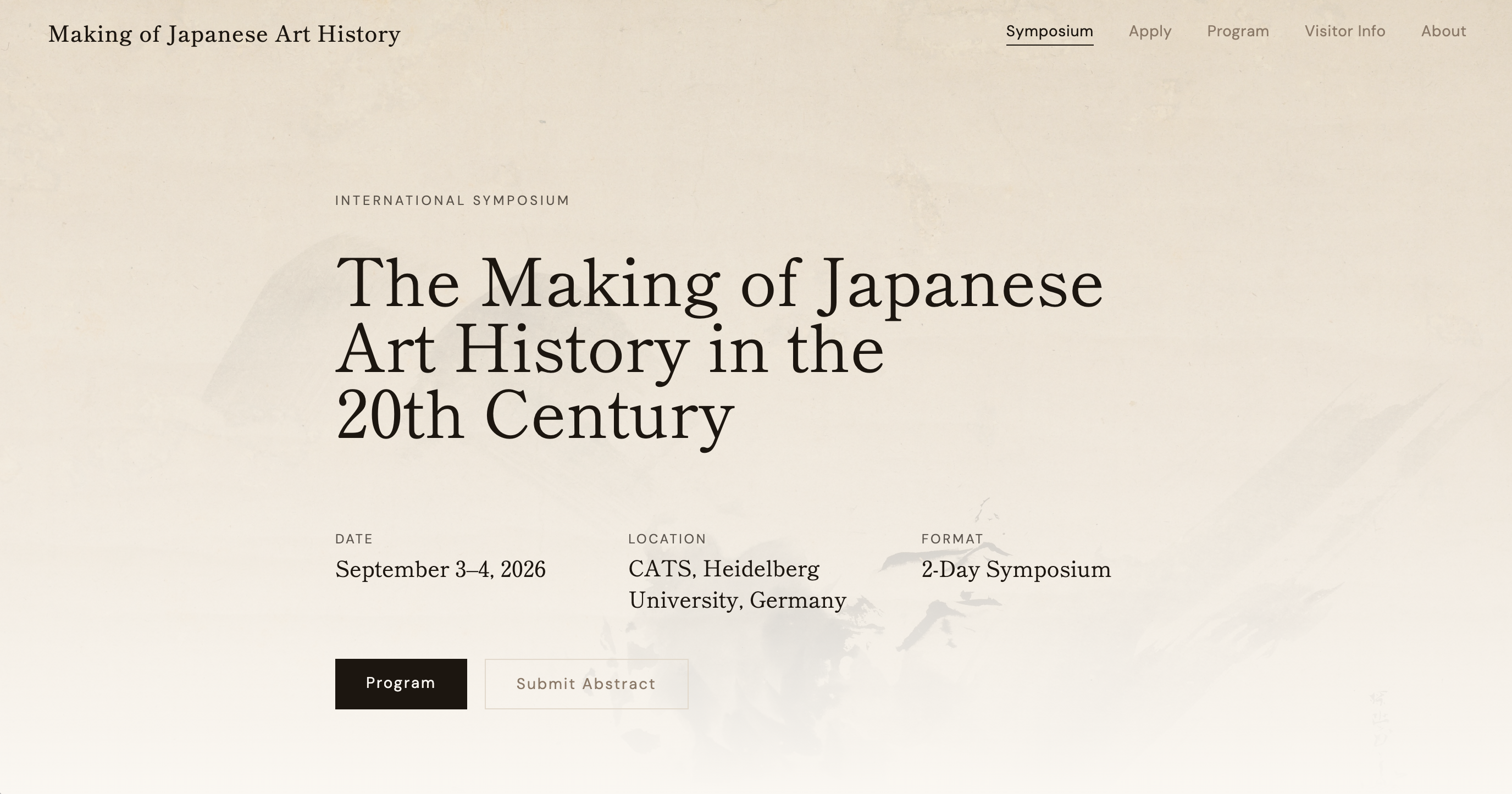 Homepage of The Making of Japanese Art History